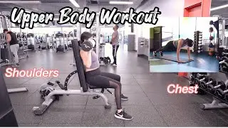 UPPER BODY WORKOUT | Chest, Shoulders and Triceps