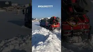 Пробиваем снег КамАЗ вездеход! 