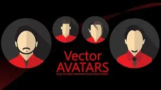 HOW TO MAKE VECTOR AVATAR FACE ILLUSTRATOR CC