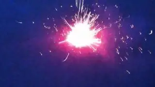 Spinning glow top on the 4th