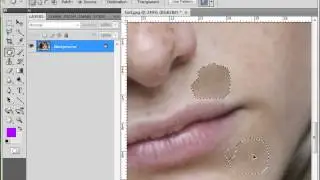 photoshop fotoğrafta leke temizleme
