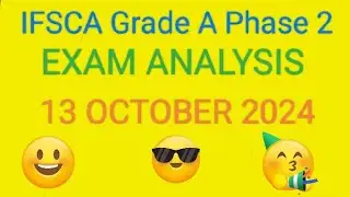 IFSCA Grade A Phase II Exam Analysis 13 October 2024 | IFSCA Grade A Difficulty level Analysis 2024
