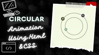 Circular Animation with the use of Html & CSS only.#project