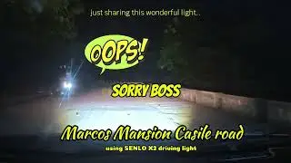 Tagaytay to Casile roadtrip using SENLO X2 mini driving light