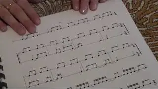 Занятие по книге ЕГО ВЕЛИЧЕСТВО РИТМ двухголосное чтение Вика Курило 3 год обучения