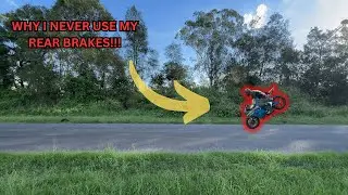 I Only Use My FRONT Brakes When Stopping (Quickest Stop on a Motorcycle)