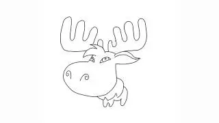 Pet Moose. Рисуем лося из игры - Лось - Animal Jam
