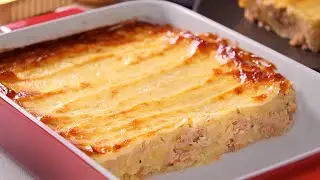 Potato and Tuna Pie - Very Easy, Quick and Delicious Recipe