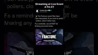 Fortnite Chapter 4 Live Event | #shorts #fortnite #fortnitechapter4
