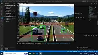 vehicle counting by opencv python