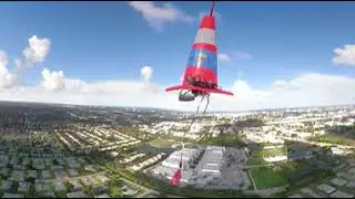 Team HuManatee Traffic Cone at edge of space with GoPro Fusion VR