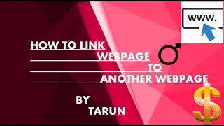 How to link webpage to another Web page || Using HTML and Notepad!!