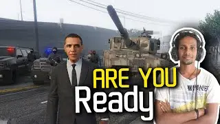 OBAMA VS POLICE THE CHASING BEGINS 🔥🔥 GTA V MALAYALAM TECHIES
