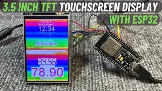 3.5 Inch RPi Touchscreen Display with ESP32 | Example Code | English Subtitle
