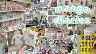 Manga Dairies 🎋|| anime packages, manga haul, manga organization, + more