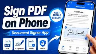 Sign PDF Documents on Phone | Document Signer & E-Signature App