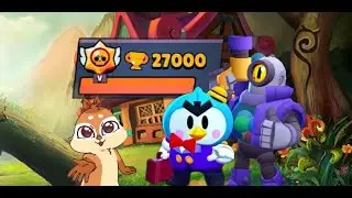 Продолжаю пушить 27к кубков | Brawl Stars | рикошет на 26 ранг сново |