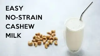 Easy No-Strain Cashew Milk #keto #vegan #paleo