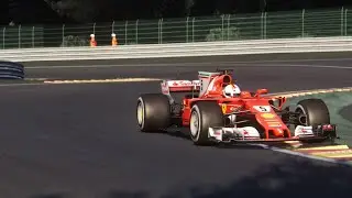The Ferrari sf70h Around Spa In Assetto Corsa Looking amazing
