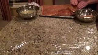 How to apply rub to a brisket