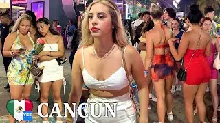 🇲🇽 CANCUN NIGHTLIFE PARTY MEXICO 2023 [FULL TOUR]