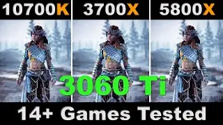Intel i7 10700k vs Ryzen 7 3700X vs 5800x in 1080p 1440p