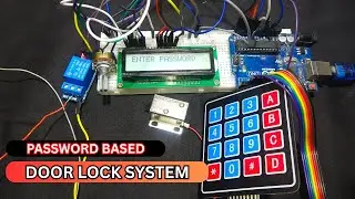 project | Keypad Password-Based Door Lock System | Arduino Project
