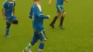 Kid nutmegs his team mate then scores a great goal | CONTENTbible
