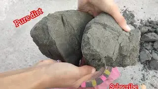 How i made Pure dirt texture at home |Red Queen ASMR ❤️