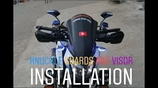 How to install aftermarket windshield and knuckle guards | autologue |