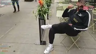 ExtraEmily Walks Away From Stranger