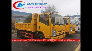 ISUZU NPR light duty 7cube forward dump truck