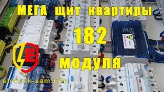 ⚡️MEGA apartment panel 182 modules with Master Switch