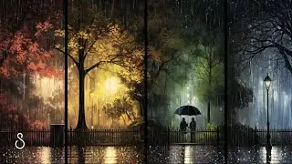 Dynamic Rain In The City 💦 Rainwater, Showers, Heavy, Downpour | Black Screen | Sleep In Series
