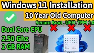 Install Windows 11 In Old Computer & Laptop | How to Install Windows 11 on Unsupported Hardware