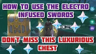 Musoujin gorge Luxurious Chest and Electro infused sword Guide | Genshin Impact Inazuma