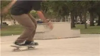 Skateboarding Tricks : Foot Positions for a 360 Frontside Pop Shove-it