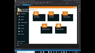 Fast Food Restaurant Management System in Vb | Part - 2 | Final year project | Flat design