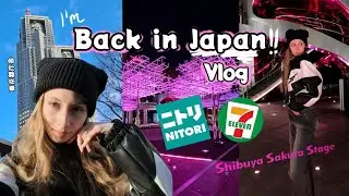 I'm finally back in Japan!! NITORI and 7-ELEVEN shopping core