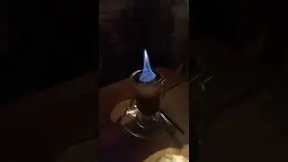 Смертельный номер! Горящий кофе!