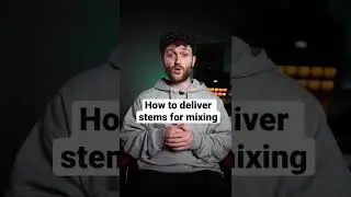 How to deliver stems to your mixingengineer!