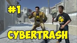 CYBERTRASH - Как затащить в В  CS:GO (пилот)