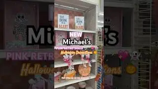 2024 Michaels Halloween Decor👻💖🪩#halloweendecor #michaels #retro #disco #halloween #spookycute