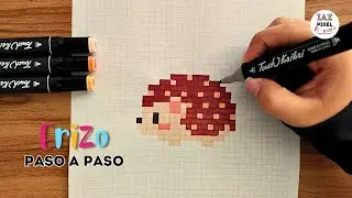 Pintando un ERIZO en Pixel art 