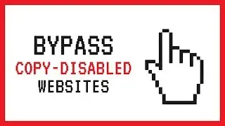 How To Copy Text From ANY Website