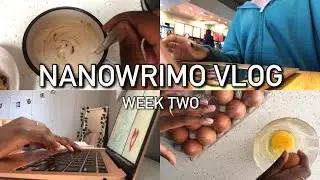 nanowrimo vlog 2022 // week two