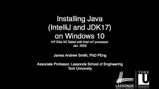 Installing Java (IntelliJ and JDK17) on Windows