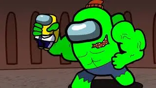 Aggression Challenge: Venom VS Hulk | Among Us Animation