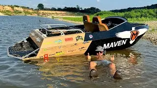The New SUPERCHARGED MINI JET BOAT Is DONE!!