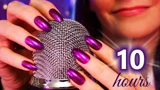 Mic Scratching ASMR 10 hours 💜 Deep Brain Scratching 💜 ASMR for Study, Sleep & Relaxation😴 Blue Yeti